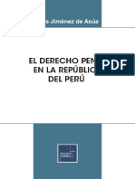 El Derecho Penal en La República Del Perú