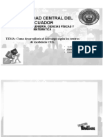 Universidad Central Del Ecuador: TEMA: Como Desarrollaría El Liderazgo Según Los Centros de Excelencia CEX