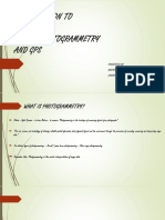 In - Photogrammetry and Gps