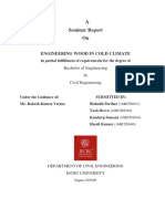 Seminar Report On: Engineering Wood in Cold Climate