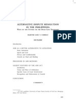 Alternative Dispute Resolution in The Philippines