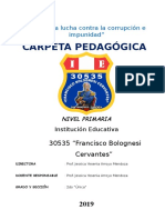 Carpeta Pedagogica de La I.E 30535 Jesica