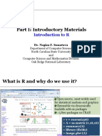 Part I: Introductory Materials: Introduction To R