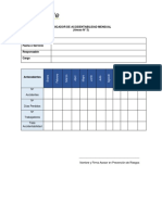 Indicador de Accidentabilidad Mensual Anexo #3
