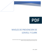 Niveles de Prevención de Leavell y Clark