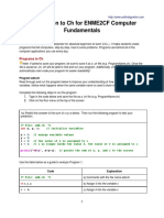 IntroductionToCh For ENME2CF Computer Fundamentals