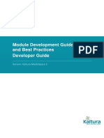 MediaSpace Module Development Guidelines and Best Practices - 1 PDF