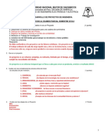 Solucion EXAMEN PARCIAL 2018 II DESARROLLO DE PROYECTOS DE INGENIERIA