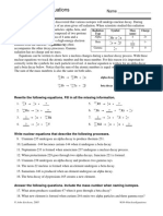 Writing Nuclear Equations: Name - Chem Worksheet 4-4