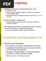 Method of Voltage Control