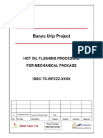 Hot Oil Flushing Procedure For Mechanical Package PDF