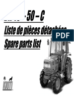 Kioti Daedong DK50C Tractor Parts Catalogue Manual PDF