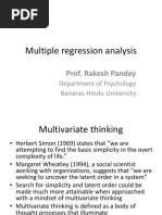 Multiple Regression Analysis