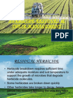 Herbicide Residues & Their Management