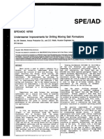 Spe/Ladc: Spe/Ladc 18700 Underreamer Improvements For Drilling Moving Salt Formations