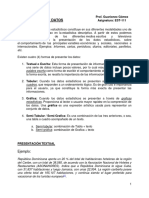 Presentacion de Datos: Prof. Guarionex Gómez Asignatura: EST-111