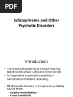 Schizophrenia and Other Psychotic Disorders