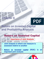 CH 8 Return On Investes Capital and Profotability Analysis