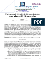 Underground Cable Fault Distance Detector Using Atmega328 Microcontroller