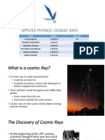 Applied Physics:-Cosmic Rays: Name GR - NO. Roll No