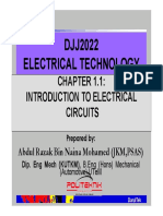 Chapter 1 Intro To Electrical Circuit