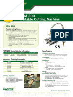 VCM 200 Portable Cutting Machine: NOW Approved