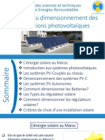 Dimentionnement Energie Solaire PDF