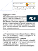 Android Application Based Bluetooth Controlled Robotic Car: International Journal of Intelligent Information Systems