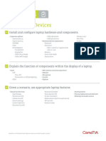 3.0 Mobile Devices: Install and Configure Laptop Hardware and Components