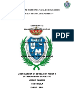 UNIDAD No 1 DE ASIGNATURA FISIOLOGIA DEL ESFUERZO II