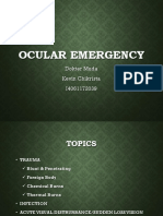 Ocular Emergency: Dokter Muda Kevin Chikrista I4061172039