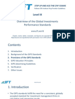 Level III: Overview of The Global Investments Performance Standards