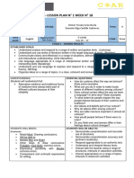 Bimestre II Lesson Plan W18 - Unit 5