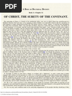 of Christ, The Surety of The Covenant.