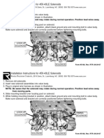 Installation Instructions For 450-43LE Solenoids: From Moving Parts