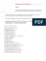 Teoria de Polinomios