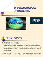 Pedagogical Approaches