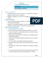 Chapter: 3.8 Application Management Topic: 3.8.1A Installing and Uninstalling An Application