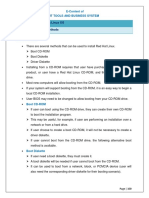 Chapter: 3.13 Installing Linux OS Topic: 3.13.1B Boot Methods