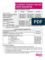 Passenger Cargo Tariff Rates - 2go Travel PDF