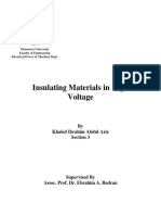 High Voltage Insulators PDF