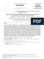 GFRP Reinforcement Ratio On Shear