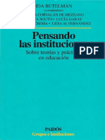 Corvalan Alicia. Pensando Las Instituciones 0 PDF