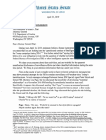 Johnson and Grassley Letter To Barr - (Surveillance of Trump Transition Team)