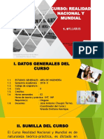 Ingeniería Realidad Nacional Presentación Syllabus Sem1