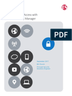 F5 Privileged User Access With F5 Access Policy Manager F5GS APM