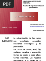 Clase 15 Minimización de Costos Oct 17