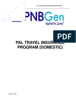 Pal Travel Insurance Program (Domestic) : Page 1 of 21