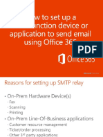 SMTP Relay in Office 365