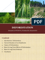 Deforestation: Alexandra LOVICHOVA, Nicholas EIO, Kenneth HO